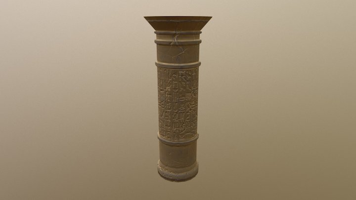 Egyptain Piller 3D Model