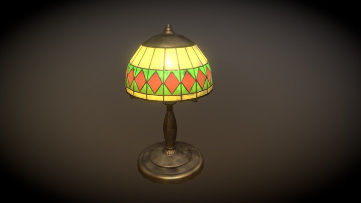 Retro_lamp 3D Model