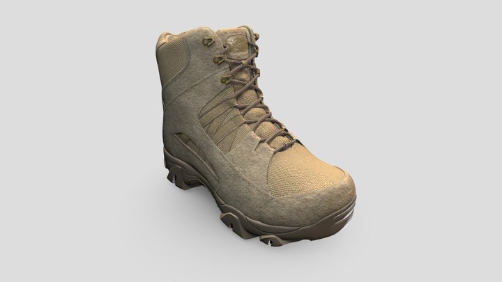 Military boots 3D Model