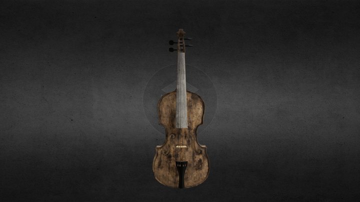 Old Violin 3D Model
