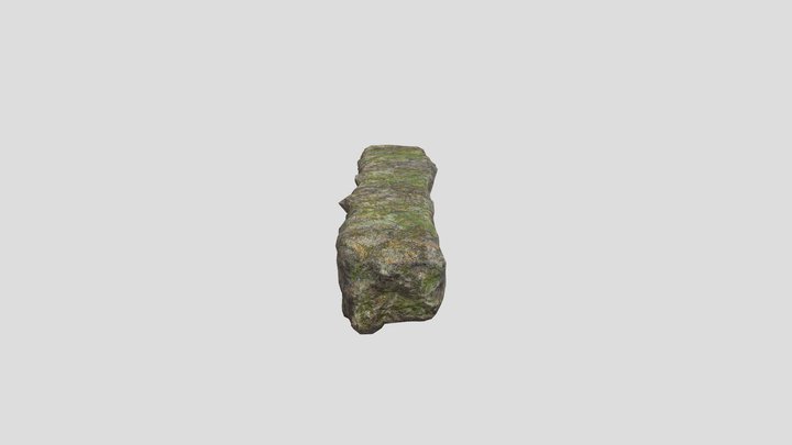 Short Rock Bridge 3D Model
