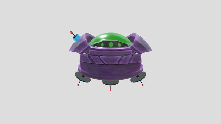 Alien_Chest 3D Model