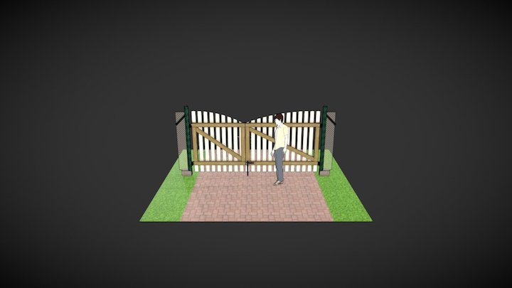 Gate 3D Model