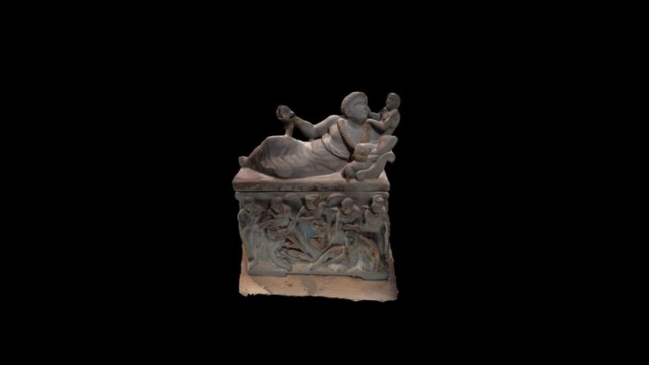 Etruscan_Alabaster_Cinerarybox_Fromvideo_cleanup 3D Model