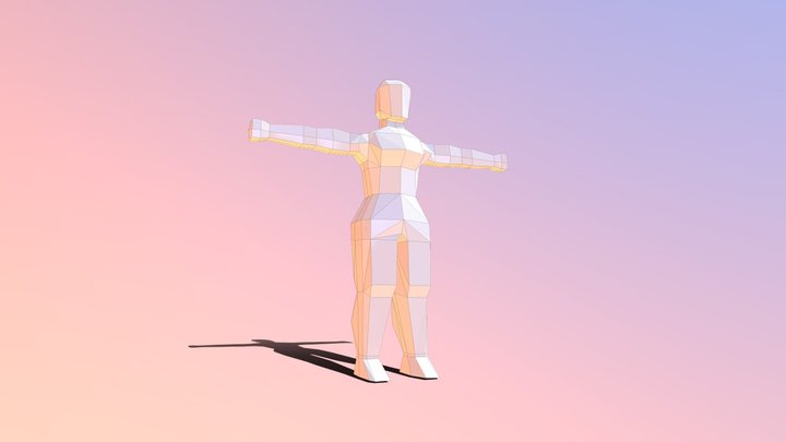 First 3D model of a human 3D Model