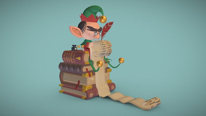 Elf Inspector - Merry Christmas 2025 3D Model