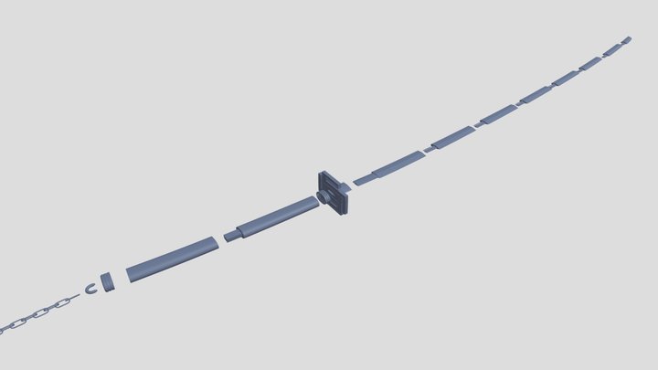 Ichigo Zangetsu - 3d printing 3D Model