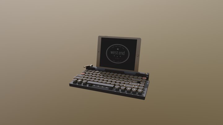 Typewriter 3D Model