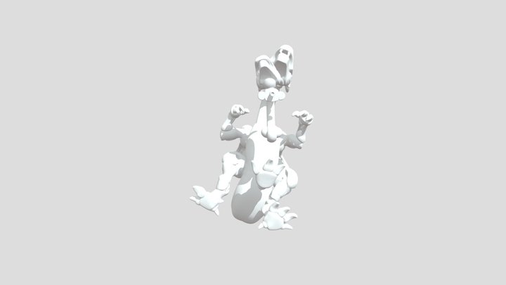 Articulated Dragon STL Fidget Toy 3D Print Model