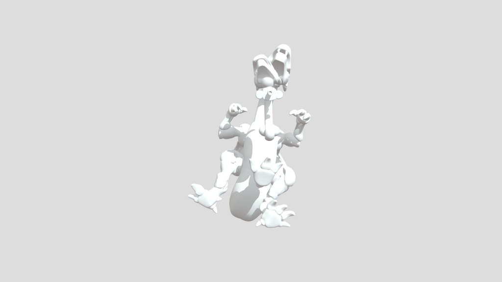 Articulated Dragon STL Fidget Toy 3D Print Model