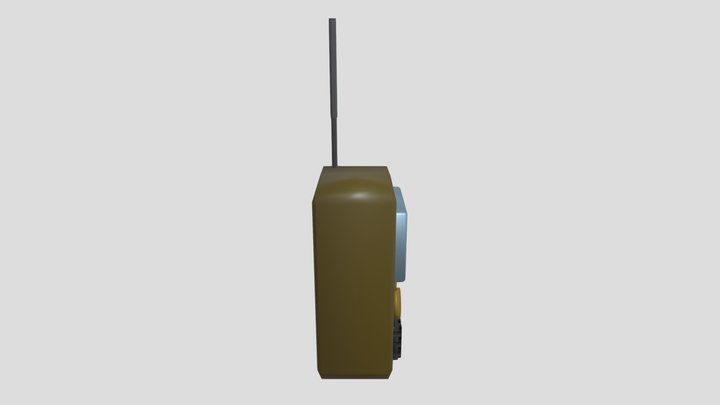 Low Poly  Walkie  Talkie – Modello 3D gratuito STL
