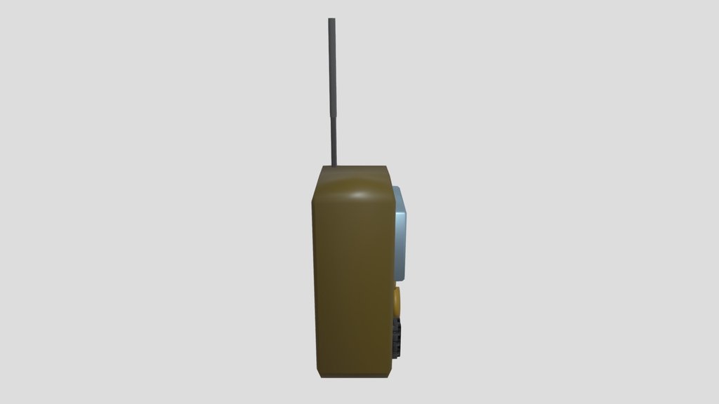 Low Poly  Walkie  Talkie