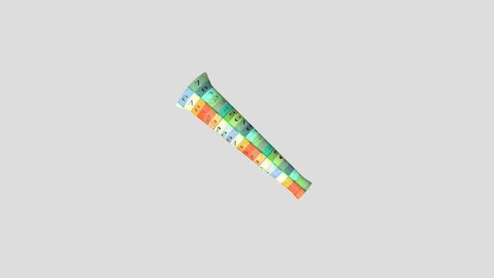 toothpaste with uv 3D Model