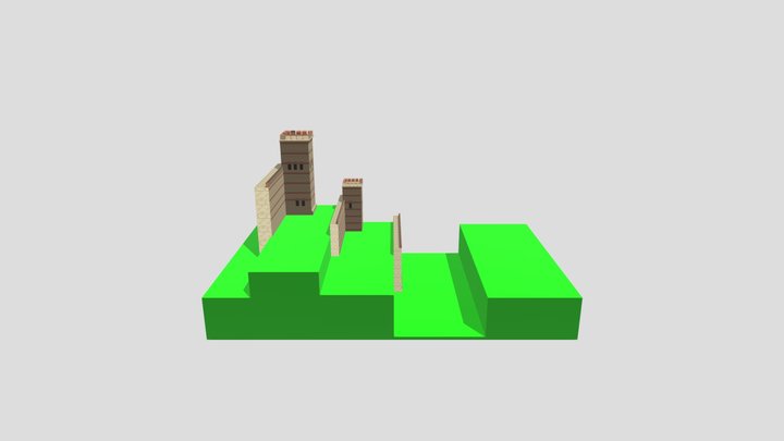 Walls of Constantinople 3D Model