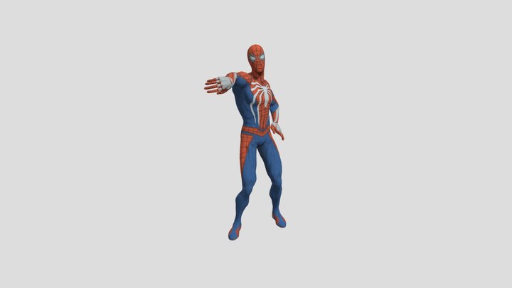 Spider Man Dancing 3D Model