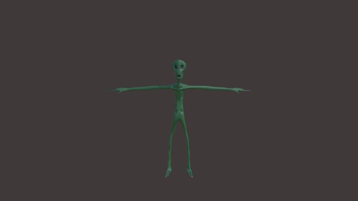 Alien Model 3D Model