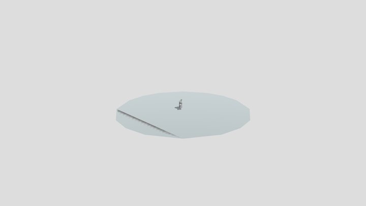 High Polly Blue WORK I BEG YOU 3D Model