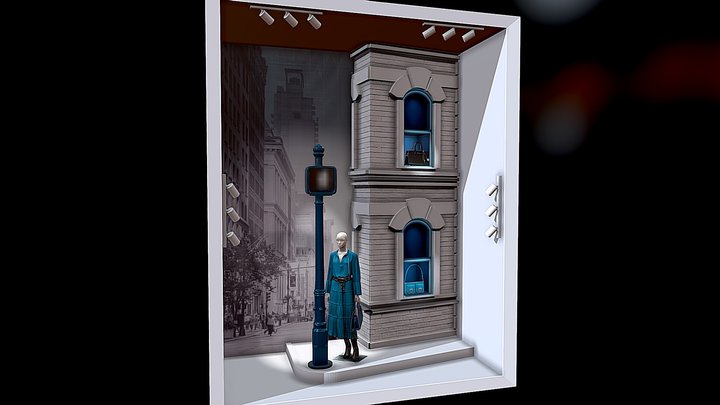 FACHADA ESCAPARATE MAIQUEL CORS 3D – Modello 3D gratuito STL