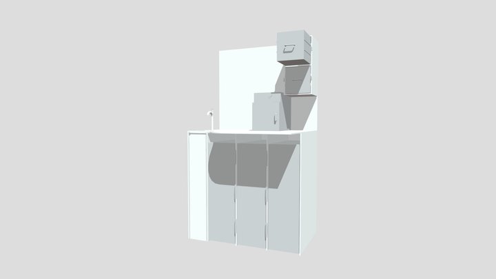 Plane Galley V2_ 3D Model