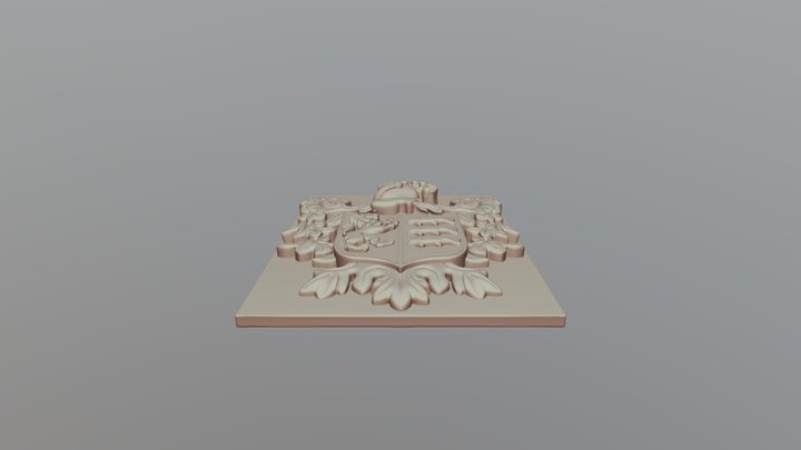 500 Years of Old San Juan - Shield 3D Model
