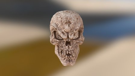 Scary Skull 3D Model