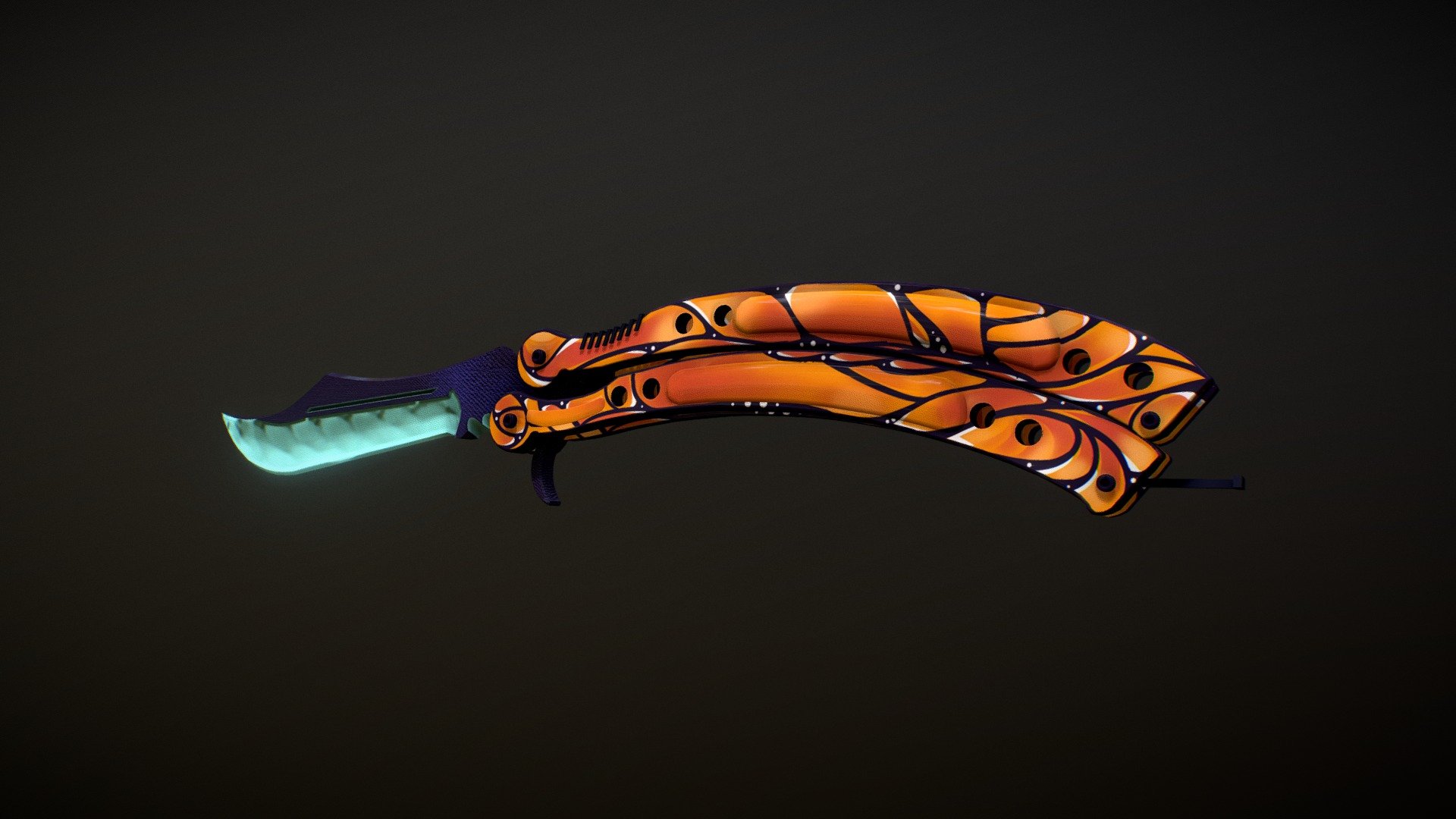 Butterfly knife | Butterfly effect - 3D model by bobalobla [46cf9af ...