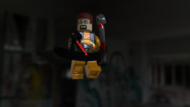 LEGO Gordon Freeman (Half-Life) 3D Model