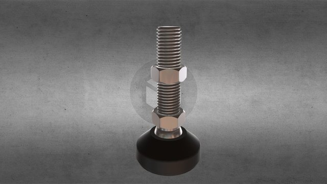 Adjustable Foot 3D Model