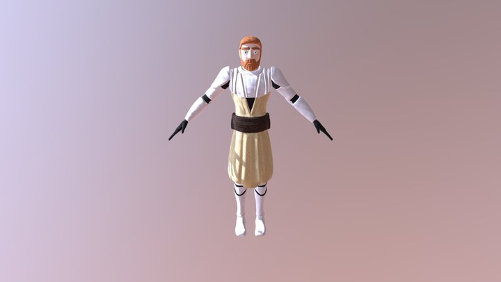 Obi- Wan 3D Model