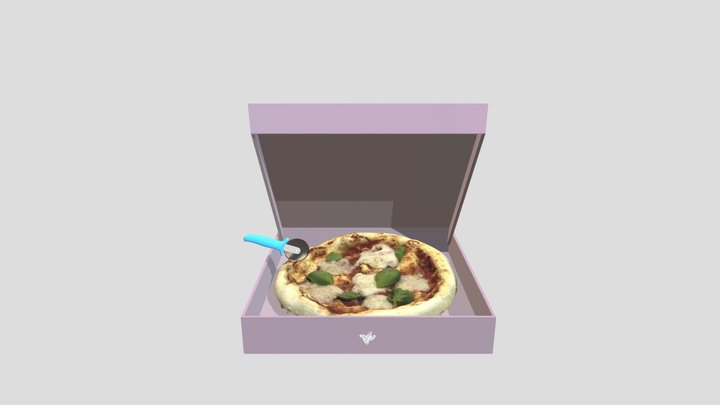 Pizza Box Sprouted 3D Model