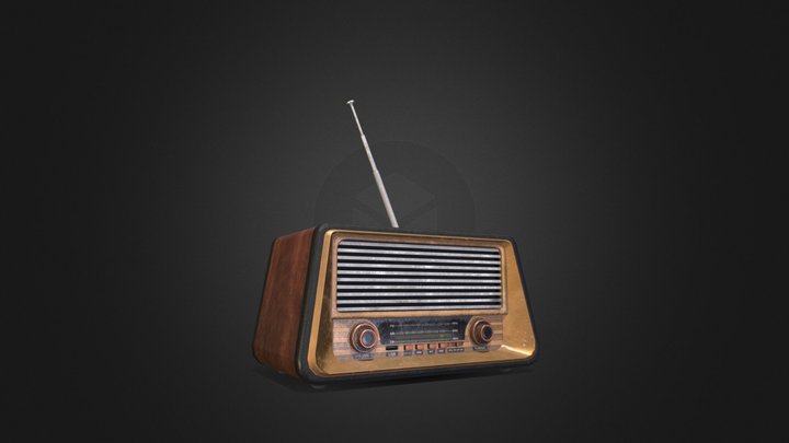 Radio Prop 3D Model