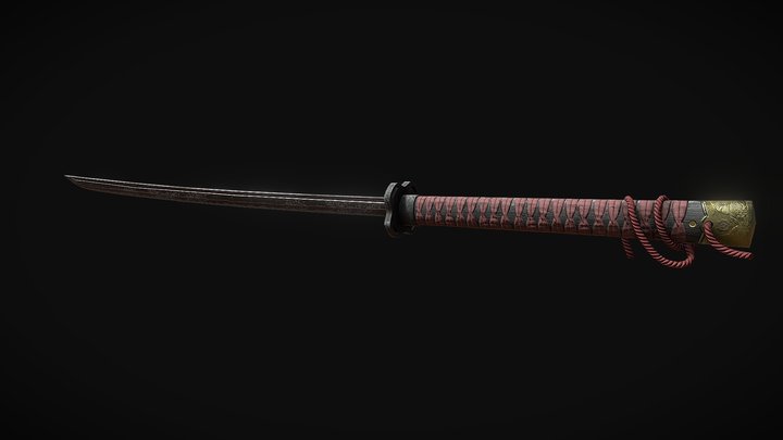 Samurai-sword 3D Model