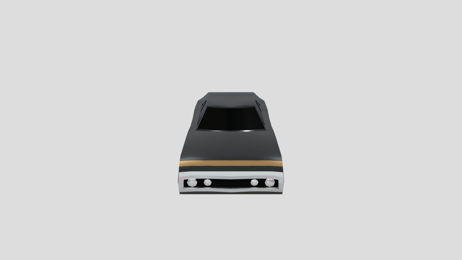 car lowpoly type Rt 1970