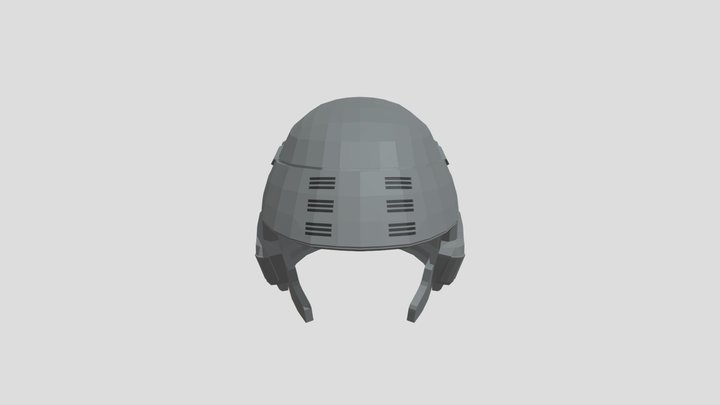 Star Ship Troopers Helmet 3D Model