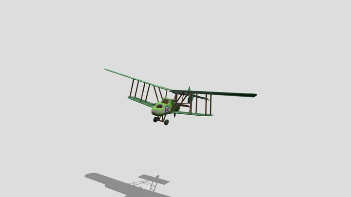 1DAE01_Barrueco_Pires_Gabriel_GameArtPlane 3D Model