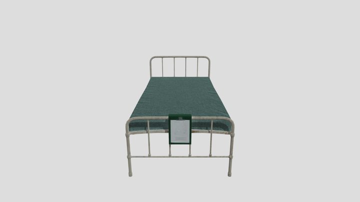 old metal bed 3D Model