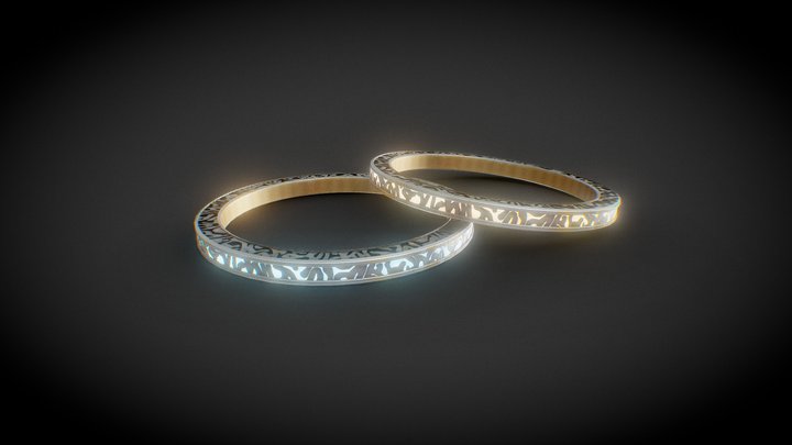 Shang-chi Rings 3D Model