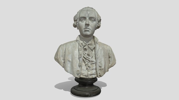 Gioeni Plaster Bust 3D Model