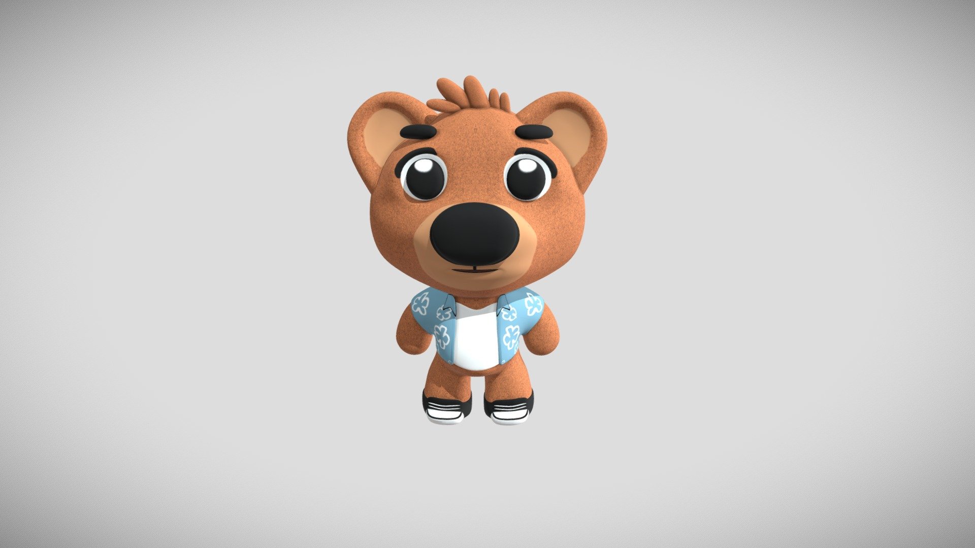 Low poly bear - 3D model by RitiWox [46d78a9] - Sketchfab