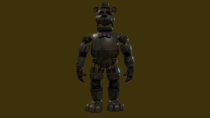 Fnaf SOTM Prototype Fredbear Springlock – Free 3D Model STL