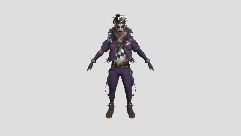 Free fire demented maniac bundle