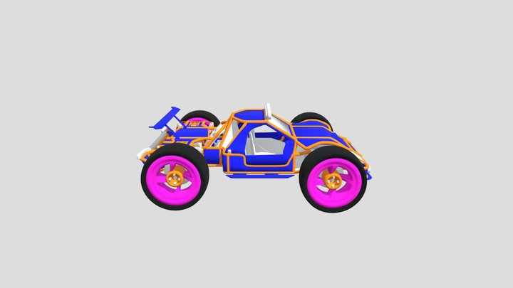 Full Tubed Drift Vehicles 3D Model