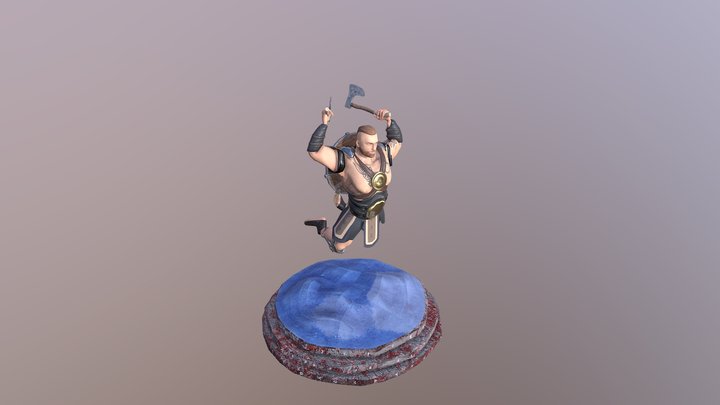 Viking Barbarian – 3D Character 3D Model