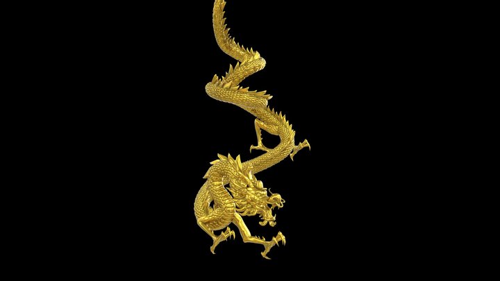 Chinese Dragon 3D Model