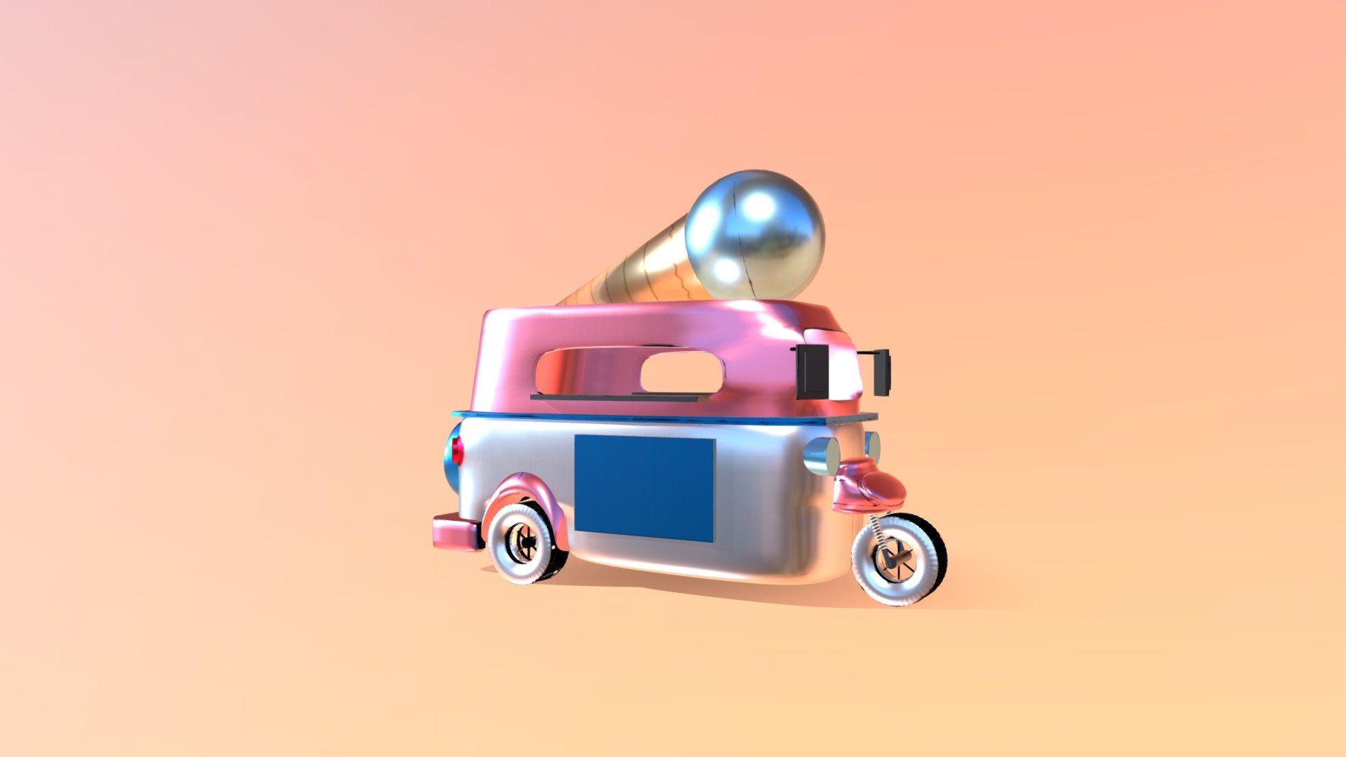 Vehicle Sub Colored