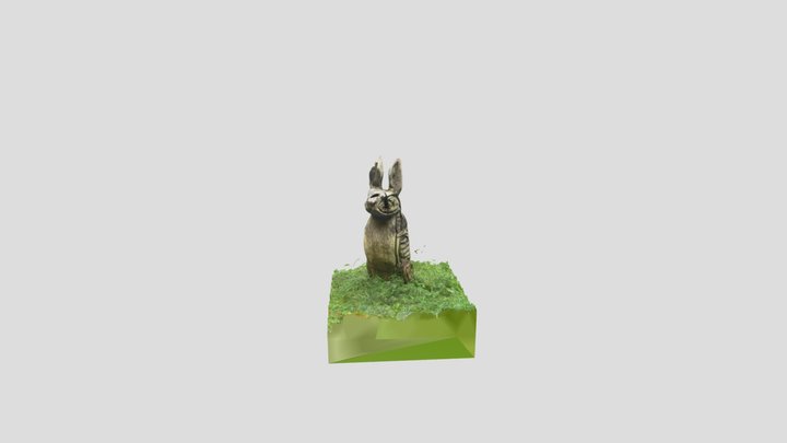 Rabbit Sculpture 3D Model