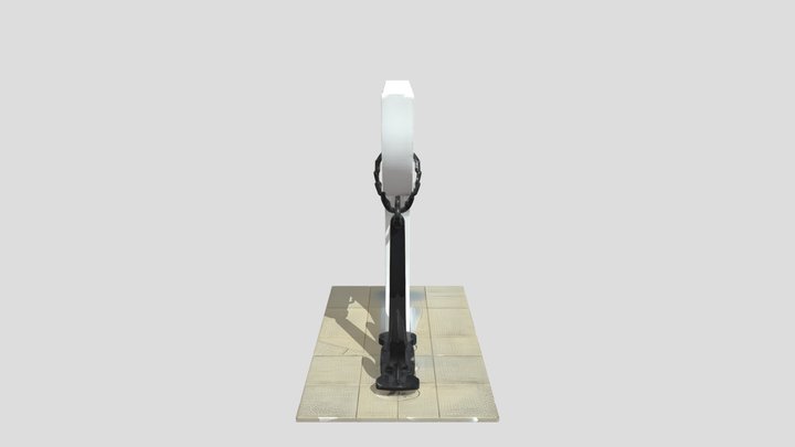 Monumento Ancla  - Monumento Naval – Gratis 3D-model STL