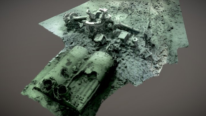 Del Norte Wreck, Gulf Islands, British Columbia 3D Model