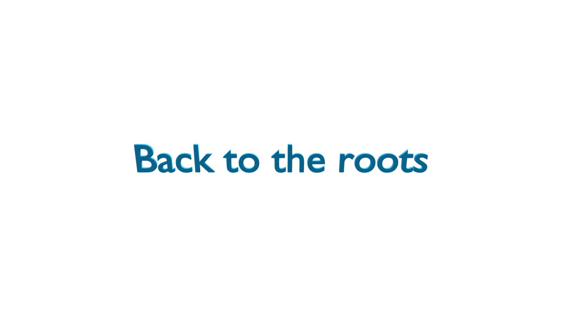 Back to the roots - 3D model by Back to the roots (@FountainOfYouth ...