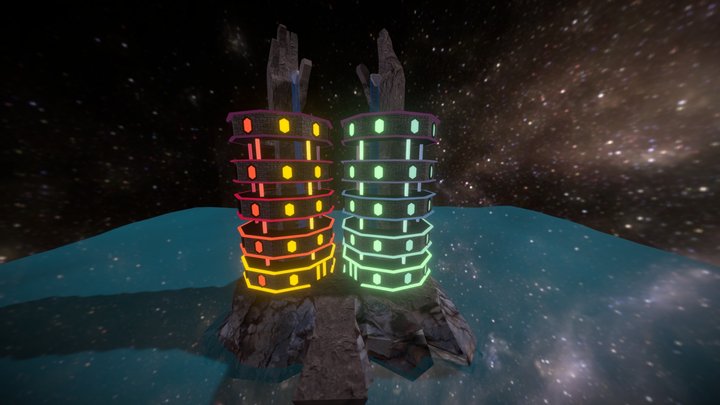 Magical School 3D Model